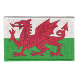 Patch Sublimado Bandeira País De Gales 8,0x5,5 Bordado