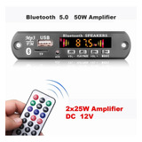 18v Amplificador Decodificador Tablero Bluetooth V5.0 Coche