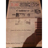 Diario Critica 30 12 1955 Lotería Año Nuevo Belgrano Córdoba