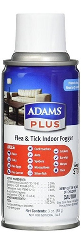 Adams Plus Pulgas Y Garrapatas Fogger Cubierta (3 Pack), 3 O