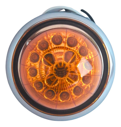 Luz Auxiliar Defensa P&n Freightliner Columbia 17 Led Ambar