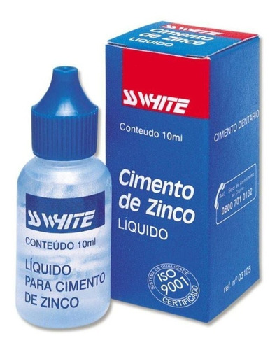Cimento Zinco Liquido Cola Dente Pivô Provisorio-sswhite