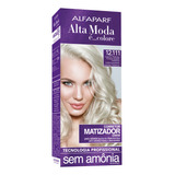  Matizador Creme 12.111 Louro Platina Cinza Super Intenso Alfaparf Alta Moda É... Caixa 40g