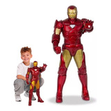 Homem De Ferro Boneco Gigante Iron Man Vingadores Articulado