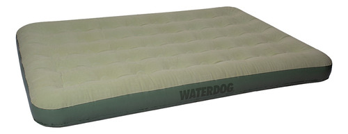 Colchón Inflable 2 Plazas Waterdog F541 Calidad Premium Color Verde