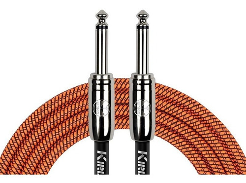 Cable Kirlin Para Instrumento 3 Mts Profesional, Iwcc-201pn Color Naranja