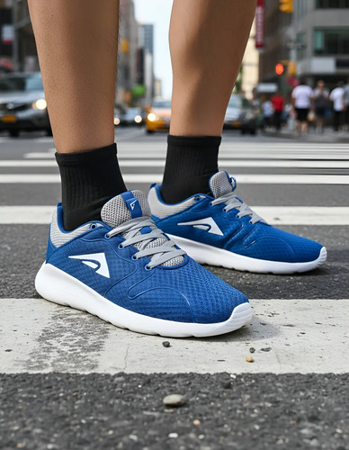 Tenis Deportivo Ligero Oferta Hombre Malla Cómodo Agujeta