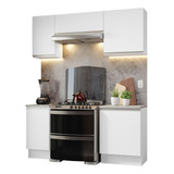 Armario Cocina Completo 180cm Glamy Madesa - Blanco