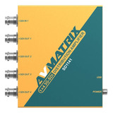 Avmatrix Splitter/distribuidor 1x4 3g/hd/3g-sdi Re-clocking