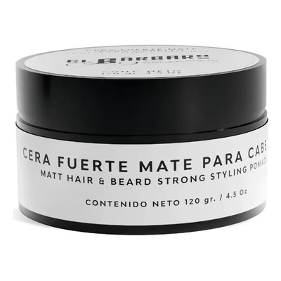 Cera Mate Para Cabello El Bárbaro 120g Con Aceite de Ricino | Meses sin interés