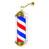 Luz De Poste De Barbería, Luz Giratoria 40 Rojo Azul Blanco