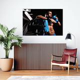 Adesivo Decorativo Academia Fitness Tamanho 90x50cm Mod215