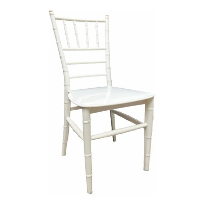 Silla De Comedor Plega Movel Tiffany Sin Cojín Con Estructura Color Blanco | Meses sin interés
