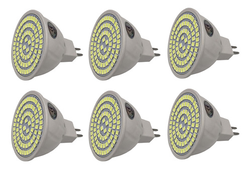 Paquete De 6 Bombillas Led Mr16 De 8 W Que Ahorran Calor