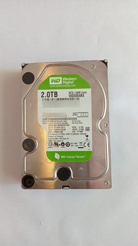 Disco Duro Interno Western Digital Wd  Green Wd20earx 2tb 