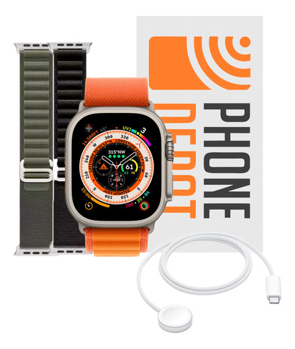 Apple Watch Ultra Gps + Celular 49 Mm Correa Naranja 