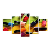 Quadros Decorativos Pedicure Manicure Esmaltes