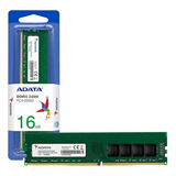 Memoria Udimm Ddr4 Adata 16gb 3200 Mhz Pc4 - 25600 Cl22 1.2v