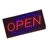 Letreros Led Luminoso Open 48x25cm + 20 Chips Wom