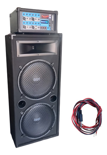 Combo Audio 1 Columna 15 Driver + Consola Potenc Bluetooth