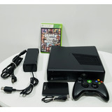 Consola Xbox 360 Slim | Negra Sin Chip Original +500gb Exter