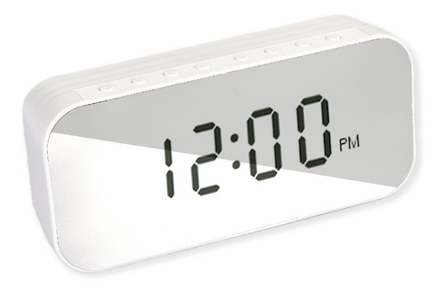 Reloj Despertador Y Parlante Bluetooth Alarma Radio Micro Sd