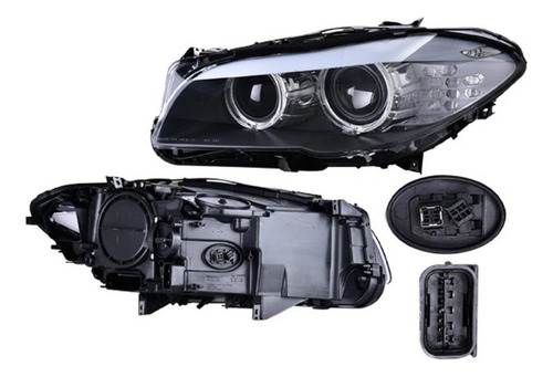 Faro Izquierdo Bmw Serie 5 2010 2011 2012 2013 Xenon Y Leds