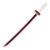 Nichirin Rengoku Anime Demon Slayer Presentes Nerd Katana