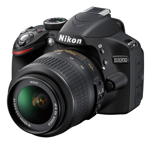  Nikon Professional D3200 Dslr - Com Lente 18 - 55 Mm
