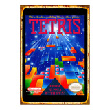 1 Cartel Metal Aluminio Letrero Juego Retro Tetris 40x28 Cms