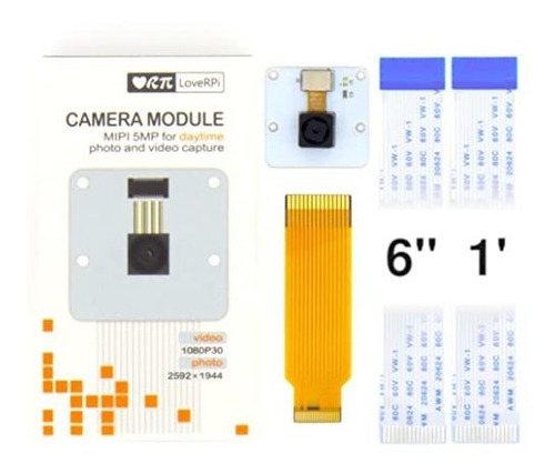 Cámara Loverpi Para Raspberry Pi 4/3/2/zero W (5mp)