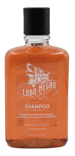  Shampoo Lobo Negro Anticaída Regenerador Hidratante 350ml