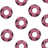 Adesivos Pet Rosquinha Donut Doce Aplique Autocolante 20u