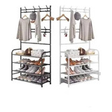 Organizador Multifuncional Rack Zapatero Perchero