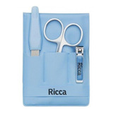 Kit Manicure Infantil Lixa+teso+cortador Infantil Ricca