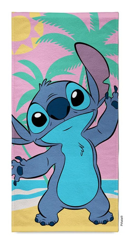 Toallon Stitch Piñata 70x130 Cm 100% Algodon Licencia Orig