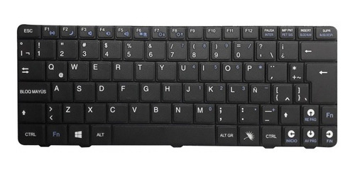 Teclado Negro Para Netbook Mp-10g56la-360sw