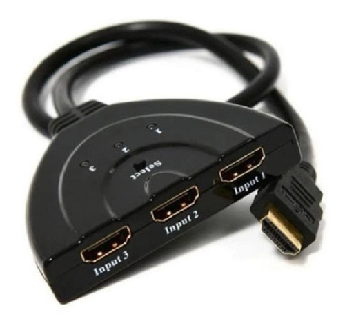 Hdmi Switch 3 Entradas En 1 Pig Tail 4k X 2k Tv Pc Ps3 Hdtv