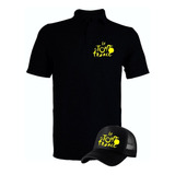 Camiseta Tipo Polo Tour De Francia Ciclismo Obsequio Gorra