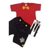 Conjunto Infantil Mickey ,roupa D Mickey,menino