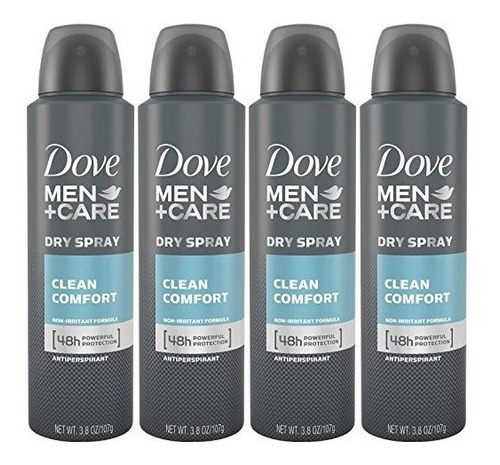 Dove Men + Care Seco Antitranspirante En Aerosol, Clean Comf