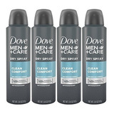 Dove Men + Care Seco Antitranspirante En Aerosol, Clean Comf