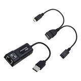 Adaptador Usb 2.0 A Rj45 Con Cable Adaptador Mirco Otg Usb 2