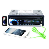 Radio Para Carro Con Usb Fm Bluetooth Sd Aux Potencia 60wx4