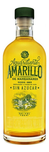 Aguardiente Amarillo De Manzana Sin Azúc - mL a $80