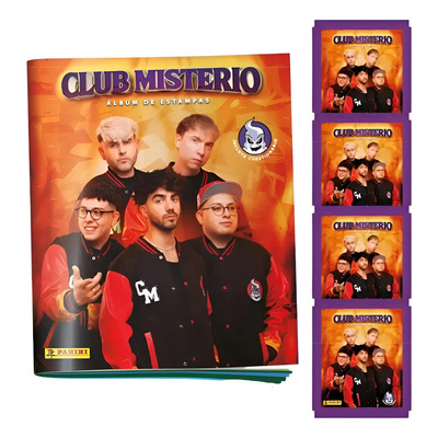 Album + 70 Estampas Club Misterio Panini Club Mistrerio