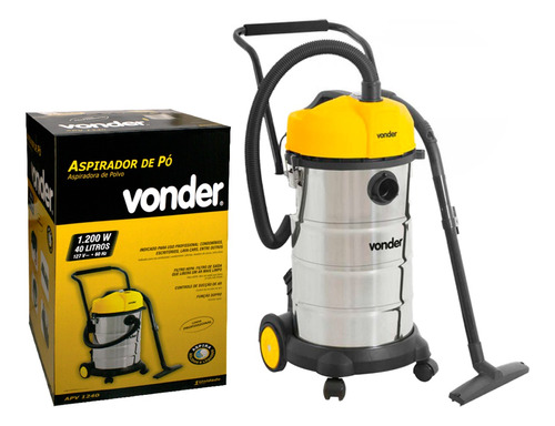 Aspirador Pó Agua Profissional Industrial Tambor Vonder 110v