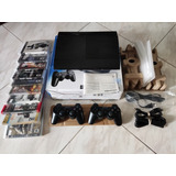 Consola Sony Playstation Ps3 Sslim 500gb +10juegos +2control