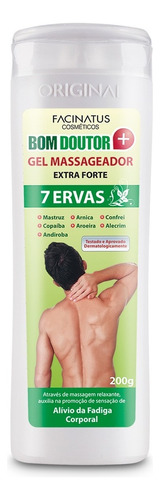 Bom Doutor Gel Massageador 7 Ervas Tipo De Embalagem Frasco Fragrância Mentol