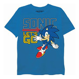 Sega Sonic The Hedgehog Playera De Manga Corta Para Niño,